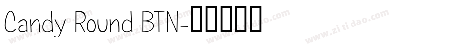 Candy Round BTN字体转换